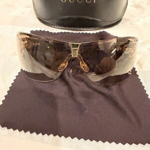 Gucci Women's Tan Sunglasses